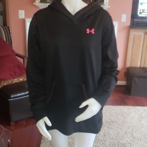 Under Armour Black with Pink Hoodie
